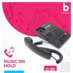 Beetel G20,TEC Certified,Caller ID Phone LCD Display, Ringer LED, DTMF/FSK Compatible, Adjustable Handset/Ringer Volume,Music on Hold,Desk/Wall Mountable,3 Level LCD Contrast,Alarm(Black) - Image 3