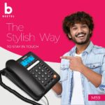 Beetel M59N Caller ID Corded Landline Phone with 16 Digit LCD Display & Adjustable contrast,10 One Touch Memory Buttons,2Ways SpeakerPhone,Music On Hold,Solid Build Quality,Classic Design (Black) - Image 2