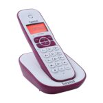 Beetel X73 Cordless 2.4Ghz Cordless Landline Phone with Caller ID Display, 2-Way Speaker Phone with Volume Controls, Auto Answer, Alarm Function, Stylish Design (Red/White)