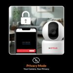 CP PLUS 3MP Smart Wi-Fi CCTV Camera | 360° Pan & Tilt | CTC Cyber Secure Tech | View & Talk | Smart Detection Suite | Night Vision | Cloud Storage | Supports OK Google | CP-E35Q - Image 7