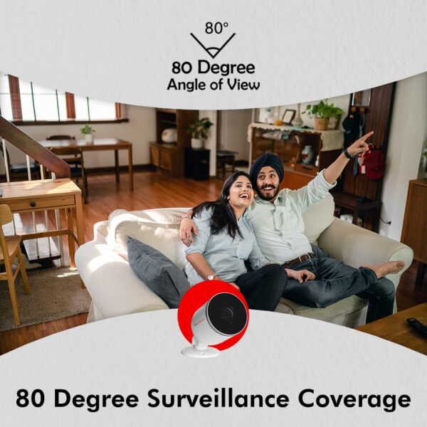 CP Plus Bullet Wireless Security Camera | 1080P Full HD | Motion Detection | Night Vision | Supports Alexa & Ok Google | 15 Mtr, White - CP-V21A - Image 9