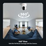 CP PLUS 4MP Quad HD Smart Wi-Fi CCTV Camera for Home | 360° Pan & Tilt | CTC Cyber Secure Tech | View & Talk | Smart Detection Suite | IR Night Vision | Cloud Recording | Support OK Google | CP-E45Q - Image 4
