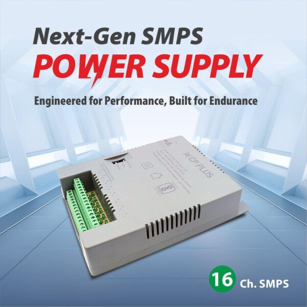 CP PLUS 16 Channel CCTV Power Supply SMPS | 12V 8A High Efficiency Adapter with LED Indicators | EMI Filter | Overload & Short Circuit Protection for Dome, Bullet & PTZ Cameras |CP-DPS-PD16V2-12D - Image 5