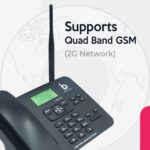 Beetel F2K GSM Fixed Cordless Landline Phone,LCD Display,Supports Quad Band,Dual Sim,Hotline with Keypad Lock,Alarm,Calculator,Calendar,Low Battery Alert,Two-Way Speaker,4 Direct Memory Keys (Black) - Image 3