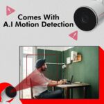 CP Plus Bullet Wireless Security Camera | 1080P Full HD | Motion Detection | Night Vision | Supports Alexa & Ok Google | 15 Mtr, White - CP-V21A - Image 5