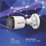 CP PLUS 5MP Outdoor Bullet CCTV Camera | 3.6mm Fixed Lens | Smart IR Night Vision 30M | Built-in Mic | 2D DNR | BLC | Analog 4-in-1 AHD/TVI/CVI/CVBS Output | HD Surveillance Camera | CP-URC-TC51PL3C - Image 5