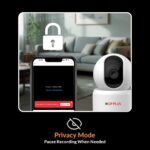 CP PLUS 3MP Smart Wi-Fi CCTV Security Camera | 360° Pan & Tilt | CTC Cyber Secure | View & Talk | Smart Detection Suite | Night Vision | Cloud Storage | Supports OK Google | CP-E35Q (Pack of 2) - Image 7