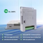 CP PLUS 16 Channel CCTV Power Supply SMPS | 12V 8A High Efficiency Adapter with LED Indicators | EMI Filter | Overload & Short Circuit Protection for Dome, Bullet & PTZ Cameras |CP-DPS-PD16V2-12D - Image 3