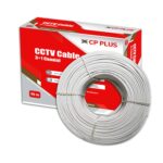 CP PLUS 3+1 Coaxial Pure Copper CCTV Camera Cable (90 Meter) (White Color) - Image 4