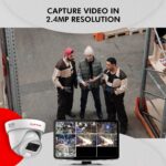 CP PLUS 2.4MP Full Color Guard+ Dome Security Camera | 3.6 mm Fixed Lens | Support Full-Color Starlight | Max 30fps at 2.4MP | Illumination Range of 20 Mtrs, IP67 - CP-GPC-DA24PL2-SE-0360 - Image 3